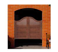 Set di porte doppie interne a battente, porta for salone in legno massello di alta qualità con cerniere a chiusura automatica, design rustico moderno(A,W80xH90cm(31.49x35.43in))