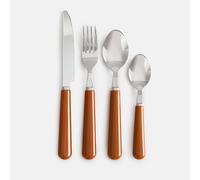 Set di posate 16 pezzi, Polla Marrone TU