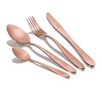 Berlinger Haus Rose Gold Satin Posate Oro Opaco Completa 24 Pezzi Acciaio Inossidabile,Posate 6 Persone, Campeggio, Hotel, Finitura Satinata,Moderno e Elegante