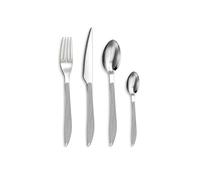 Set di posate da 24 pezzi, collezione Drop (legno grigio)