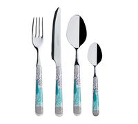 Set di posate da 24 pezzi, in acciaio inox, Coastal Deep Sea