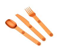Set Di Posate Da Campeggio,3 Pezzi Cucchiaio Magnetico Coltello Forchetta - Set Combinato Cucchiaio Forchetta,Per Viaggio Bambini Uomini All'Aperto Escursionismo Campeggio Picnic Ciclismo