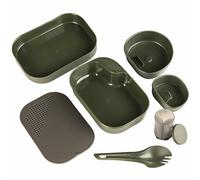 Wildo Green-Line Camp-A-Box Complete, set di stoviglie male Oliva