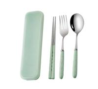 Set Di Posate Da Viaggio - Acciaio Inossidabile Posate Da Cucina | Astuccio Per Utensili Da Viaggio,Per Domestico Campeggio Matrimonio Picnic Dormitorio College Asilo Gita S