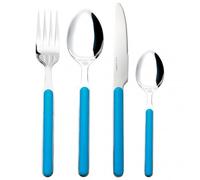 SET DI POSATE DELICE COLORE BLU/TURCHESE