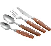 Set di posate gimex wood nature line 16 pezzi