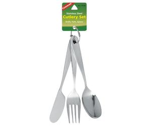 Set di posate in acciaio inossidabile Coghlans, posate Onesize Silver
