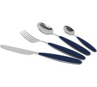 Set di posate in acciaio inox gimex con impugnatura soft-touch 16 pezzi blu navy