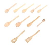 Set Di Posate In Legno Da 10 Pezzi, Bastoncino Di Da 1 Pezzo, Set Di Posate Portatili, Set Di Posate Per Il Pranzo, Set Di Utensili Da Cucina, Set Di Posate Riutilizzabili, Accessori Da Cucina