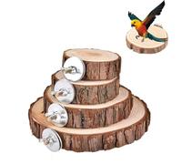 Set di Posatoi per Galline e Pappagalli - Gabbia per Pappagalli con Giochi e Posatoio Limaunghie, Perfetta anche come Voliera o Gabbia per Uccelli con Piedistallo