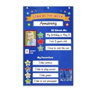Set di poster da appendere alla parete a tema stella con peluche a forma di cartone animato per bambola per scuola materna Classro Tutto su poster per studenti Bambini aula scuola