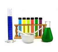 Set di pozioni del mago - Set da laboratorio in vetro per esperimenti domestici e per fare pozioni - confezione aggiornata 2016