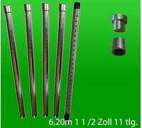Set Di Pozzi Rammati 6,20M 11 Pezzi 1-1/2 Pollice - Set Di Pozzi Da Rammare
