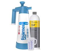 Set di pre-lavaggio Koch Chemie GSF Gentle Snow Foam, Shampoo - Solvente per insetti, Venus Super Foamer Cleaning Pro+ Viton 2L Box 2018 Modello con scatola e accessori + misurino graduato 50 ML