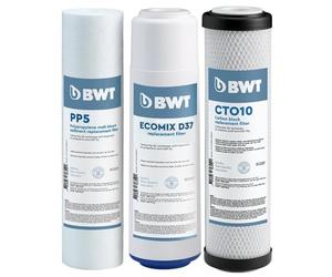 Set di prefiltri di ricambio per sistema ad osmosi inversa standard BWT 75GPD - per entrambi i sistemi con pompa e senza pompa