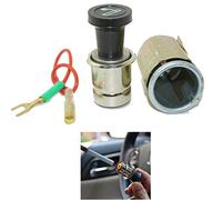 Set di presa accendisigari auto di ricambio per presa e presa accendisigari auto, in alluminio anodizzato, DC 12 Volt accessorio di ricambio universale,