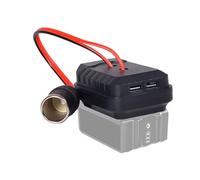 Set di presa per auto - Connettore batteria da 18-21 V per viaggi su strada, campeggio, moto, camion, guida esterna con accessorio portatile, costruzione in metallo leggero per automobile este