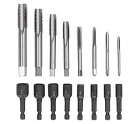 Set di presa tocca 16 pezzi Macchina allungata TAPPING Chuck 1/4 pollici Strumenti manuali in acciaio esaltato per la produzione di stampo manutenzione della macchina