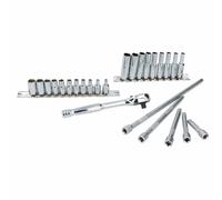 Set di prese BA 26 pezzi poco profonde + prese profonde 6 lati + prolunghe + ...