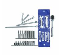 Set di prese BA per unità da 32 pezzi 1/4" poco profonde + prese profonde ten...