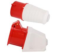 Set Di Prese Industriali A 3 Fasi Resistenza Al Calore Del Dispositivo Elettronico Design Antigoccia Materiale Durevole Per Uso Interno E Esterno 220 380V