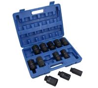 Set di prese metriche a impatto profondo da 1/2 pollice 12 lati 25 mm - 36...