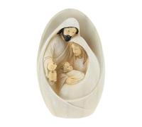 Set di presepe natalizio in resina, statua religiosa della Sacra Famiglia, decorazione per presepe per interni, statuetta natalizia della Sacra Famiglia, statuette in resina di Gesù per decorazioni