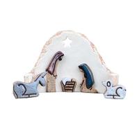 Set di presepi in miniatura, scene da tavolo della natività, set di presepi con personaggi, personaggi della scena della natività, personaggi di Gesù piccolo, decorazioni natalizie per la casa (1pcs)