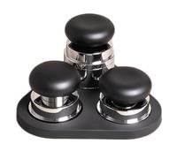 Set di pressini per caffè espresso con agitatore e distributore a molla, fissaggio magnetico, accessori per macchine da caffè per baristi, 58 mm