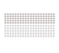 Set di Prigionieri Nurnesy 100 Pezzi in Acciaio Inossidabile - 0,16x0.2x0.33in Rivet e Viti a Testa Piatta Rotonda per il Fissaggio e i Progetti Decorativi