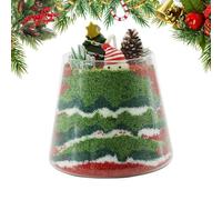 Set di profumate, 14 pezzi, decorazioni per albero di | Set di 14 candele profumate a forma di albero di cera, naturali, per Natale, decorazione della casa, compleanno
