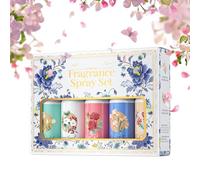 Set di Profumi per Donna | 5 pezzi di spray aromatico | Fragranza Corporea - per i Viaggi, la Giornata, l'All'aperto, gli Appuntamenti, i Matrimoni, il Pendolarismo, le Feste, gli Affari
