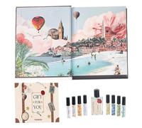 Set di profumi Viaggi in tutto il mondo campioni di profumo per donne con squisiti regali Box Discovery romantica impostata per gli amici di mamma, totale 70 ml/2, 5oz
