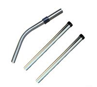 Set di prolunga in acciaio inox da 32 mm per aspirapolvere Numatic Henry, confezione da 3 con 1 gomito e 2 tubi dritti per una pulizia senza sforzo