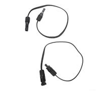 Set di prolunga per cavi solari con connettori pre-installati con filo piatto flessibile e sistema di bloccaggio sicuro, progettati per connessioni efficienti del sistema di energia solare all'aperto