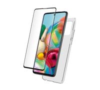 Set di protezione per Galaxy A71 Cover anti-urto in TPU e vetro dello schermo 9H