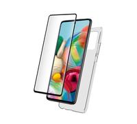 Set di protezione per Galaxy A72 4G anti-urto in TPU e vetro dello schermo 9H