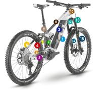 Set di protezione per vernice Husqvarna Mountain Cross S & M in opaco