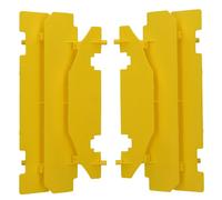 Set Di Protezione Radiatore Polisport Adatto Per Suzuki DRZ 400 Ab00 Giallo