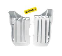 Set Di Protezione Radiatore Rtech Compatibile Con Honda CRF 250 Dal 2018 Bianco