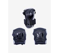 K2 Skates Unisex Protezioni per pattini in linea K2 PERFORMANCE PAD SET W - black - anthracite - L (Knee: A:41-45cm B:36-39cm / Elbow: A:27-30cm B:26-29cm / Wrist: A:22-24cm B:19-21cm) - 30E1418