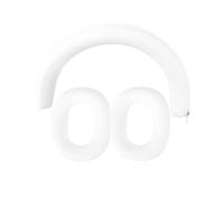 Set di protezioni morbide per cuffie Soundcore Space 2 in silicone con cuscinetti auricolari e fascia (bianco)