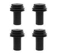 Set di protezioni multiuso per grondaie, 4 pezzi, soluzione di drenaggio dell'acqua in silicone robusto, per pluviali residenziali, coperture di estensione per grondaie