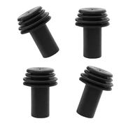 Set di protezioni multiuso per grondaie, 4 pezzi, soluzione robusta in silicone per drenaggio dell'acqua per pluviali residenziali e sistemi di drenaggio dell'acqua