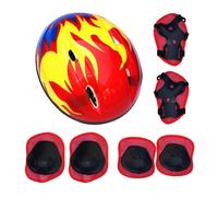 Set di protezioni per bambini - /Set di protezione per bambini, cappello di sicurezza, ginocchiere, gomitiere, polsiere, ginocchiere, gomitiere, polsiere per scooter, pattini in linea, pattini in