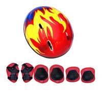 Set di protezioni per bambini, set di protezioni per bambini, cappello di sicurezza per ciclismo, ginocchiere, gomitiere, polsiere | set di protezioni per il polso per bambini