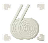 Set di protezioni per bordi e angoli a prova di bambino: 8 paracolpi in schiuma morbida + striscia di sicurezza da 4 m, pre-nastrata, facile da installare, spessa imbottitura per mobili e bordi del