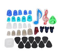 Set di Protezioni per le Dita della Chitarra Protezioni per le Dita in Silicone per Strumenti a Corda Come il Basso per Ukulele per Chitarra(M02227)