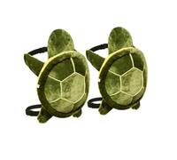 Set di protezioni per sci e snowboard a forma di tartaruga, graziose protezioni per fianchi, ginocchia e gomiti per protezione anticaduta attrezzatura protettiva per adulti bambini,Elbow pads-Large