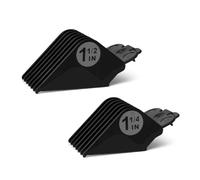 Set di protezioni per tagliacapelli, compatibili con la maggior parte dei tagliacapelli Wahl, ricambi extra lunghi da 3,2 cm, 3,8 cm, colore nero